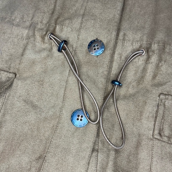 DRAPER’S & DAMON’S Brown Sleeveless Faux Suede Microfiber Women's Jacket in 2X - Picture 9 of 16